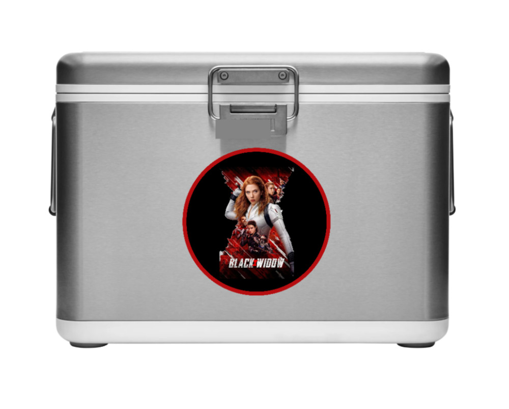 Avengers Black Widow Movie – 4" Handmade Vinyl Decal Vehicle Cooler Laptop Decor