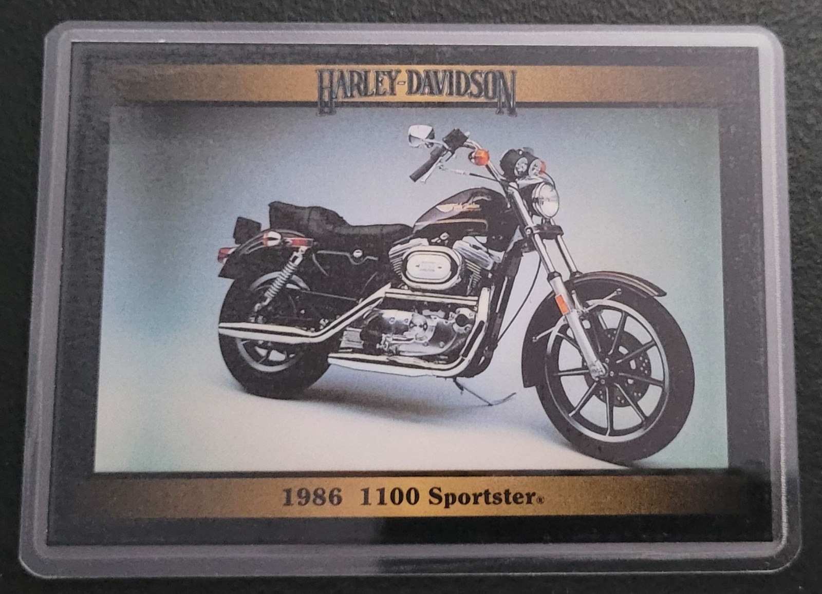 Vintage Harley Davidson Collectible Card Fridge/Locker/Cabinet Laminated Magnets