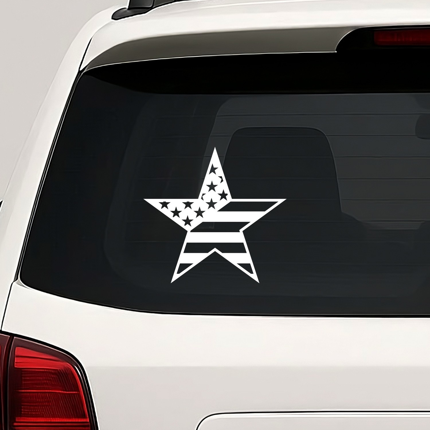 USA Flag Star Vinyl Die Cut Decal Sticker – Army Military United States
