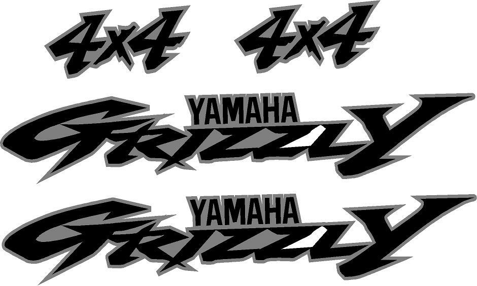 Yamaha Grizzly 4×4 Edition ATV Tank Decal Sticker kit Custom
