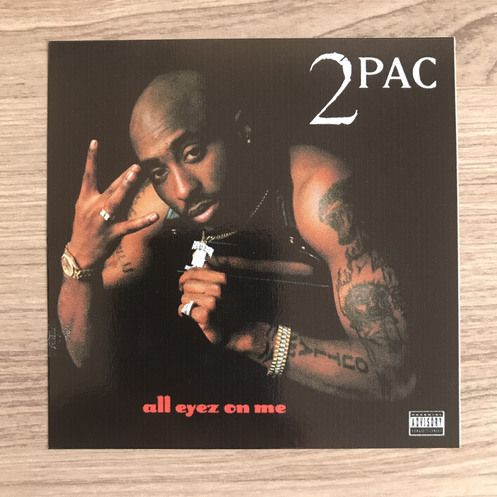 2pac Tupac Shakur All Eyez On Me 4" Wide Vinyl Sticker – BOGO