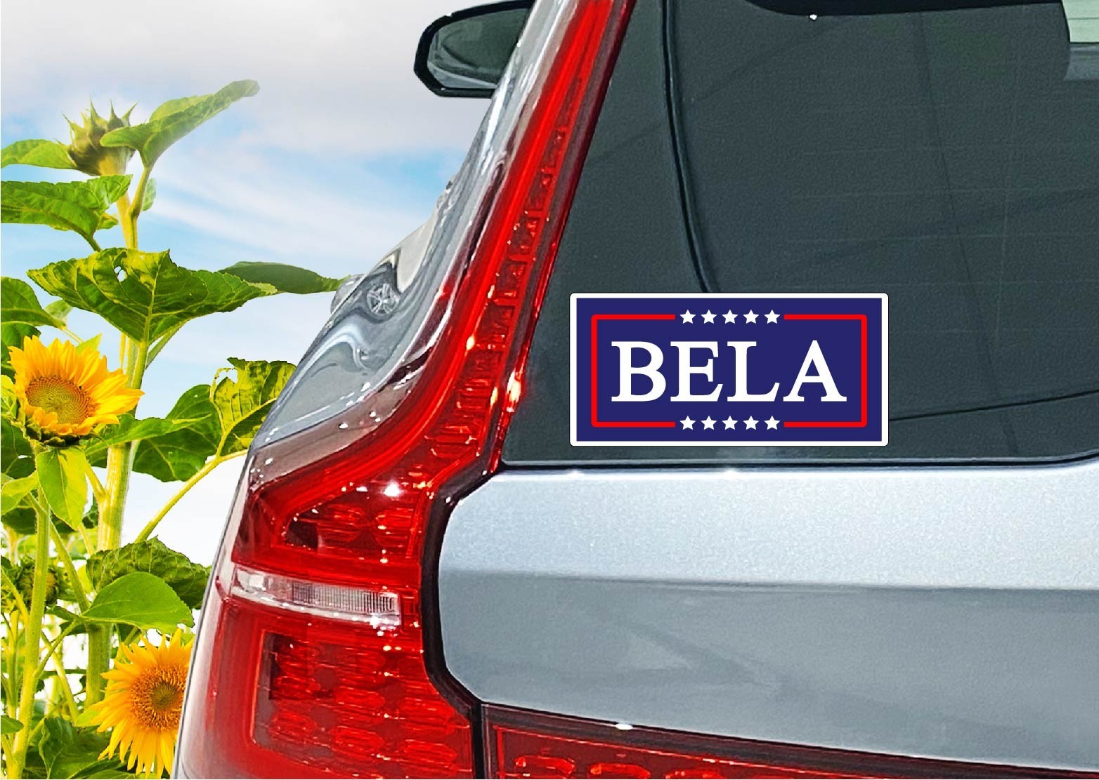 Bela Trump Post Decal Sticker Political Social Media Posting MAGA Trend Meme lol
