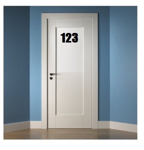 Lot of 40 White,Black,Silver,Blue Vinyl Mailbox,Tool Box,Locker Numbers [IMPACT]