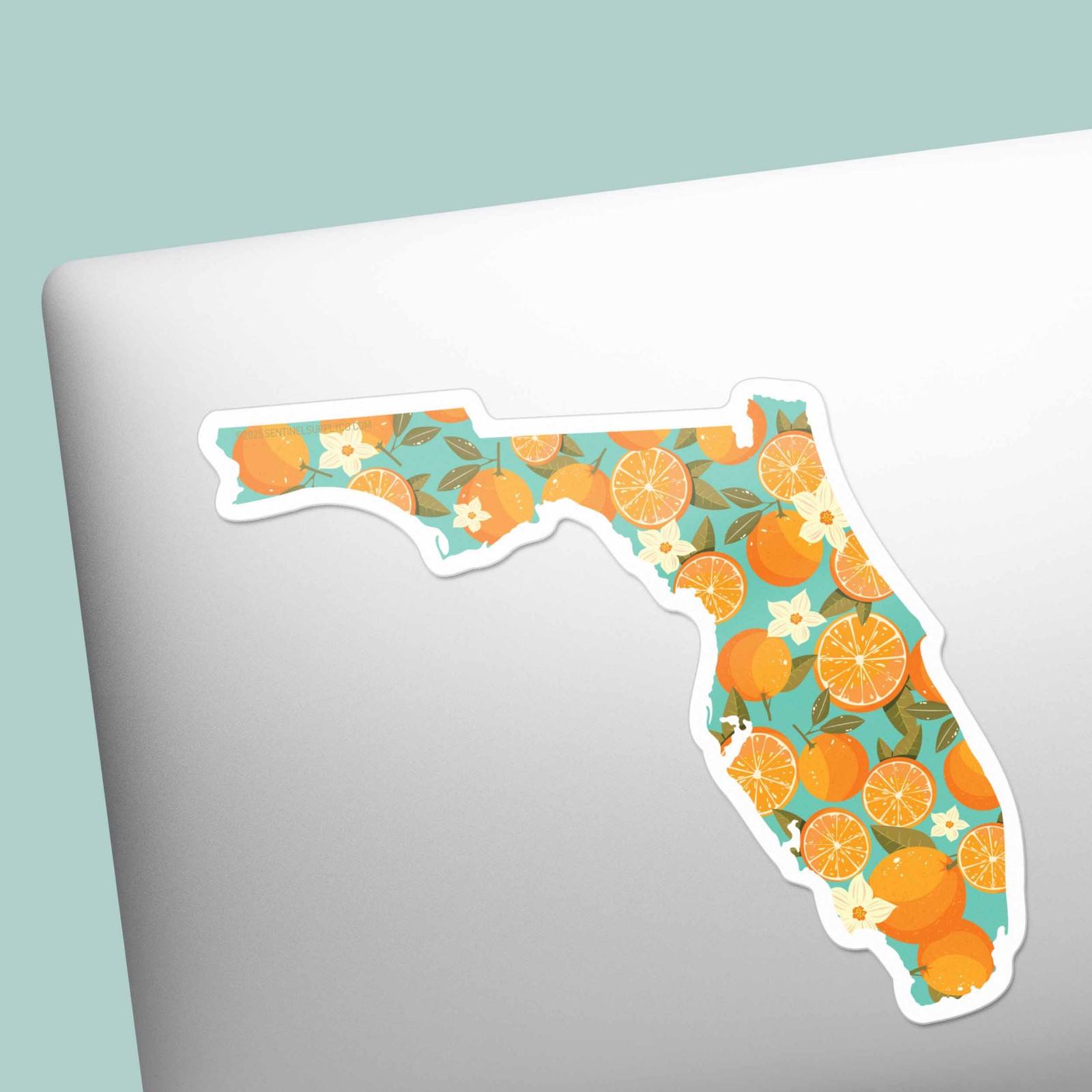 Florida Orange Bumper Sticker – Cute FL Decals