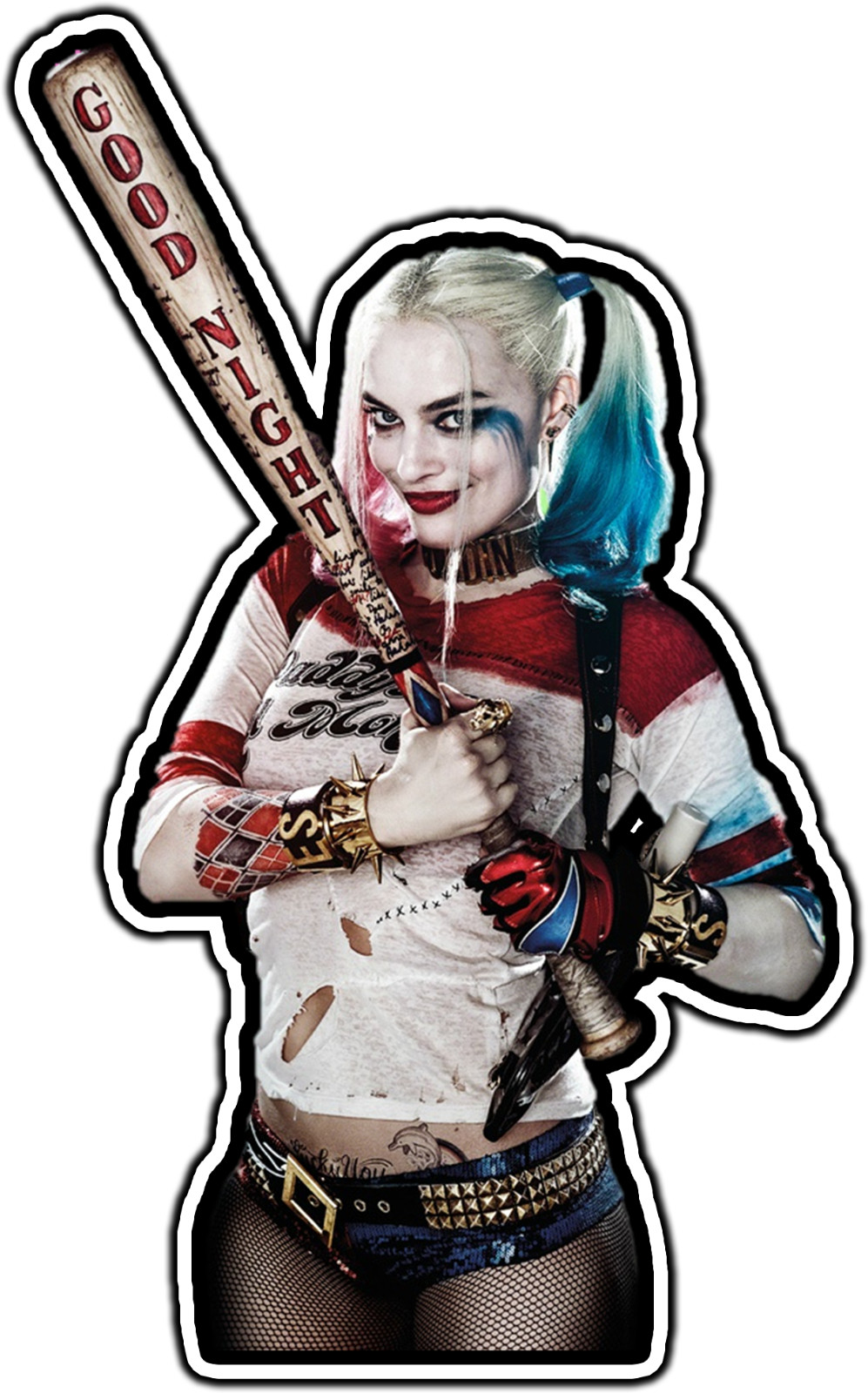 #2947 Harley Quinn Margot Robbie #1 Superhero Sticker Waterproof Vinyl Decal Car