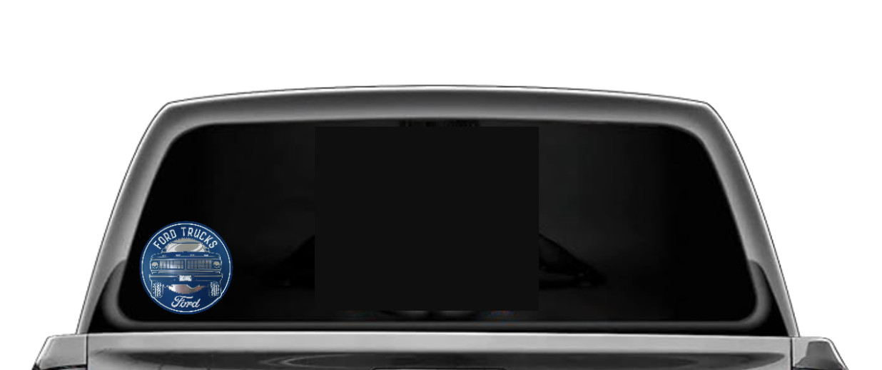 Car Classics "Ford Trucks" – 4" Handmade Vinyl Decal Cooler Vehicle Laptop 262