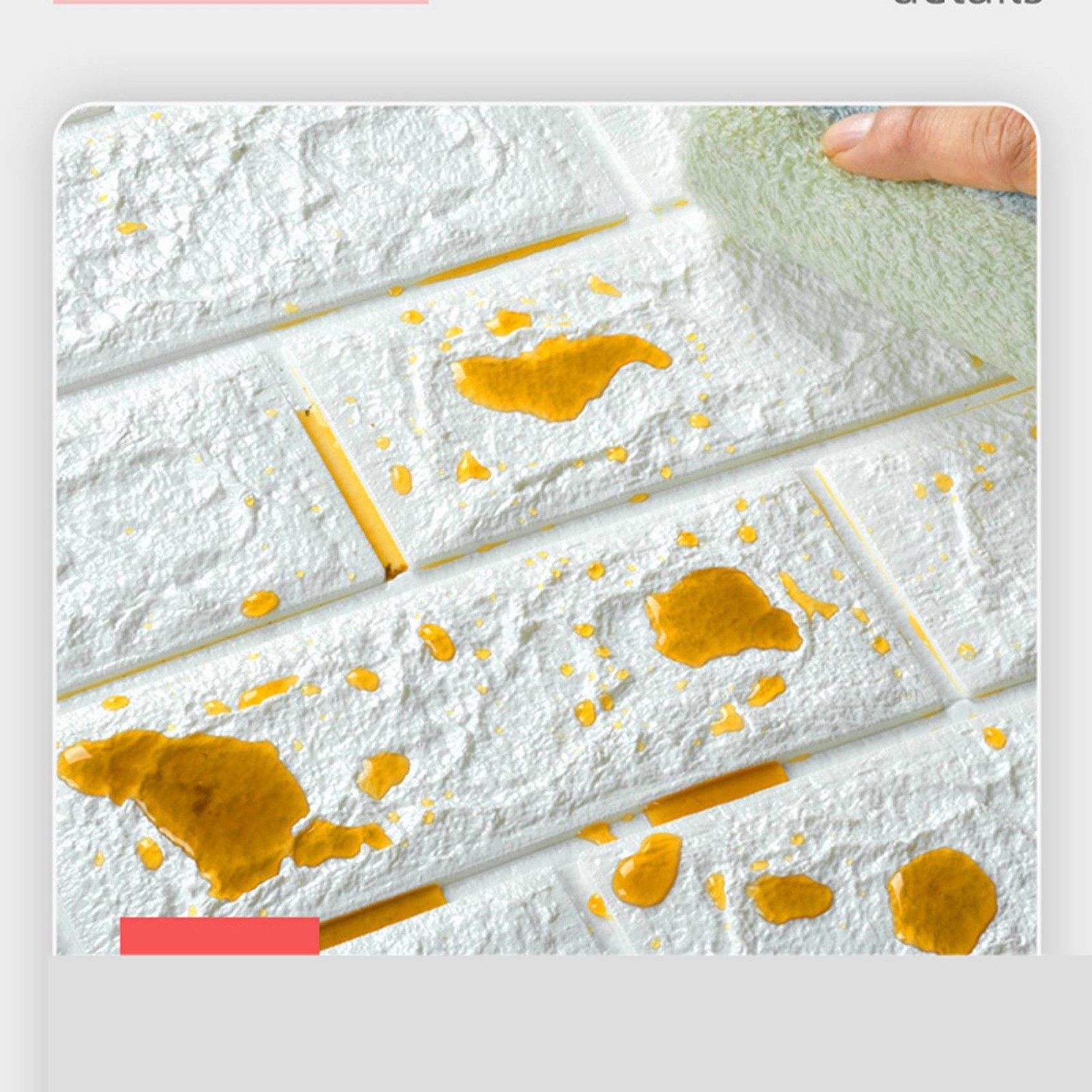 30Pcs Self-Adhesive 3D Brick Sticker DIY Foam Room Kitchen Roof Ceiling3681