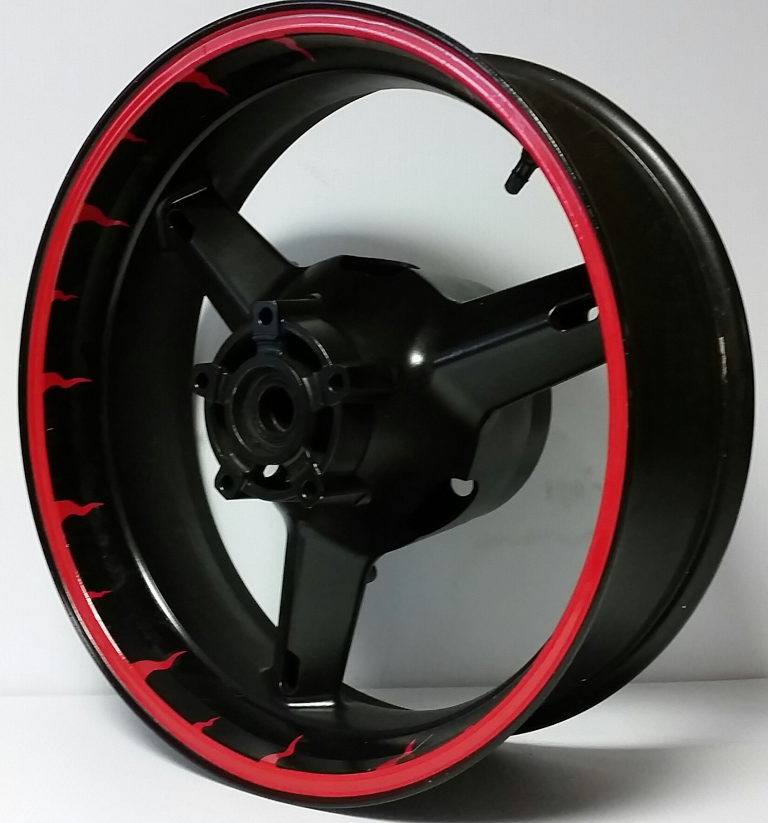 CUSTOM MOTORCYCLE RIM STRIPES WHEEL DECALS STICKERS TAPE GRAPHICS KIT WRAP SPIKE