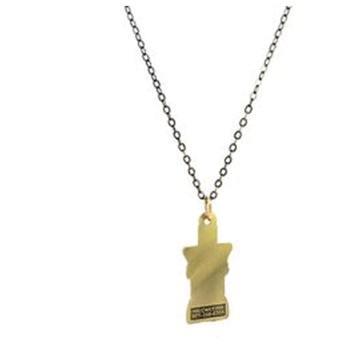 J13 Necklace Nauvoo Temple Pillar Gold Mormon One Moment In Time LDS CTR