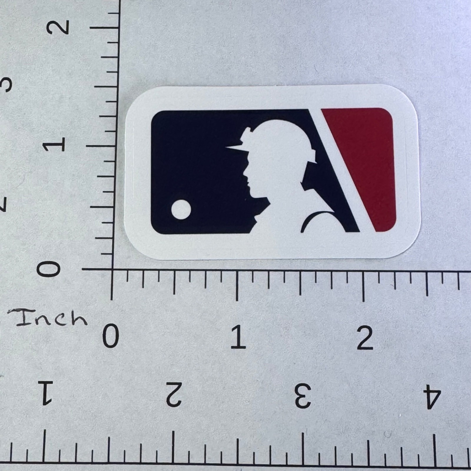 Man with Hard Hat – Sticker – MLB – Baseball -Water Bottle – Cell – Phone Locker