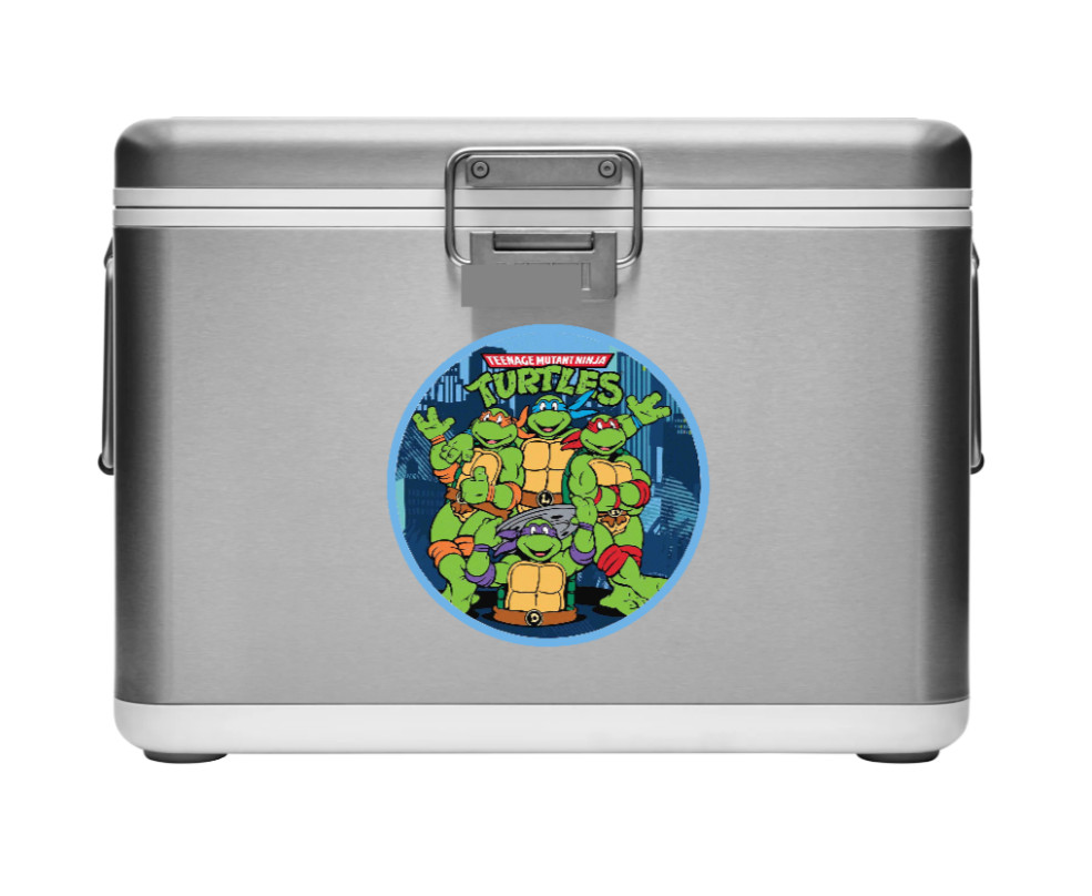 Teenage MN Turtles "Blue" – 4" Handmade Vinyl Decal Vehicle Decor Cooler Laptop