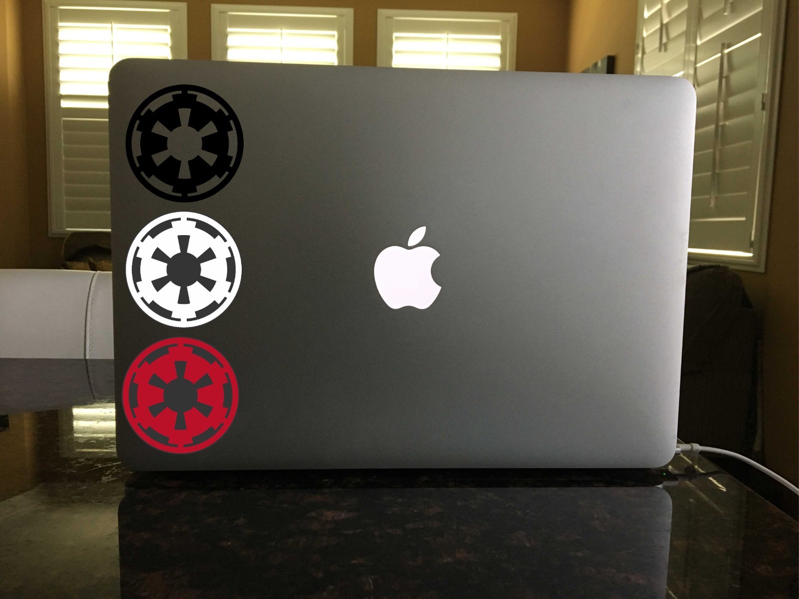 03-01 Empire Symbol Star Wars Sticker Decal Death Star Sith Jedi UV DTF Custom