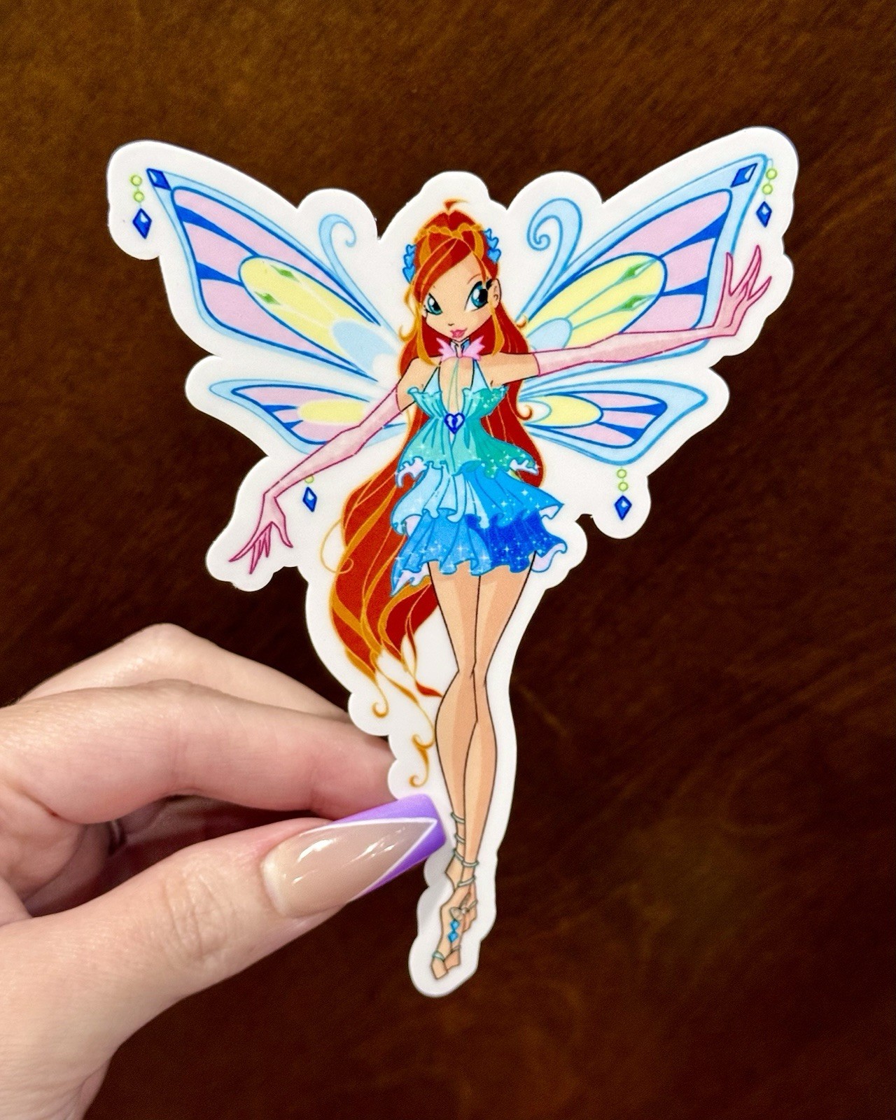 5” Jumbo Large Winx Club Bloom Enchantix Fairy Vinyl Sticker