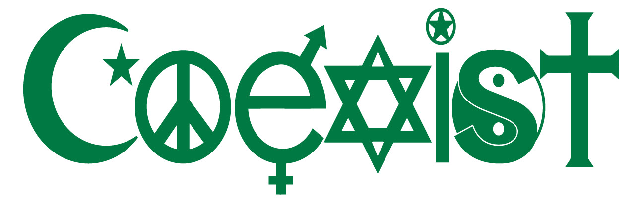 COEXIST Decal Multiple Color Choice's USA Made & Quickly Shipped!