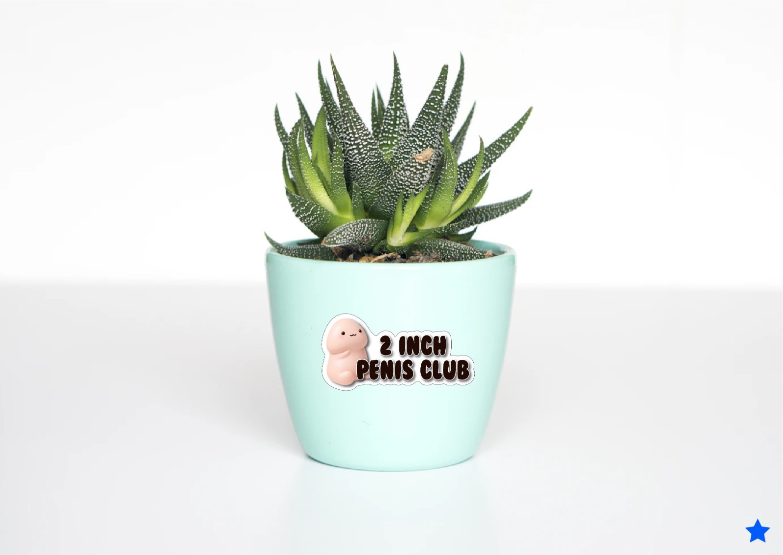 2 inch Penis Club Decal Sticker Peen Phallic Small Guy Mini Micro Funny Dick Pic