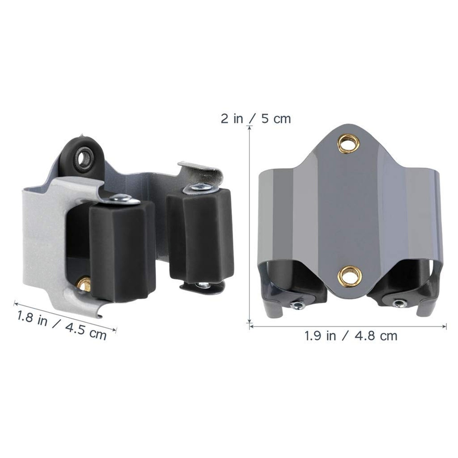 Broom Holder Wall Mount 10 Pack Heavy Duty Metal Mop Broomstick Sho… Fast Ship