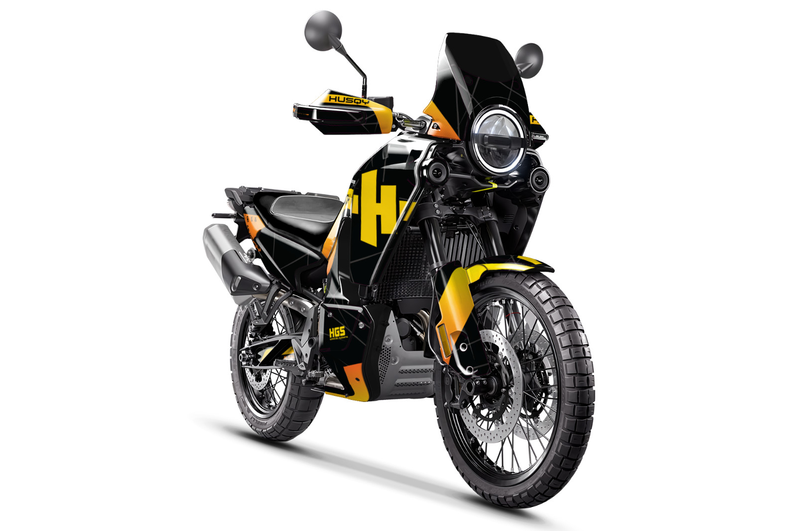Husqvarna Norden 901 2021-2024 Atv Graphic Kit, Decal, Sticker Yellow