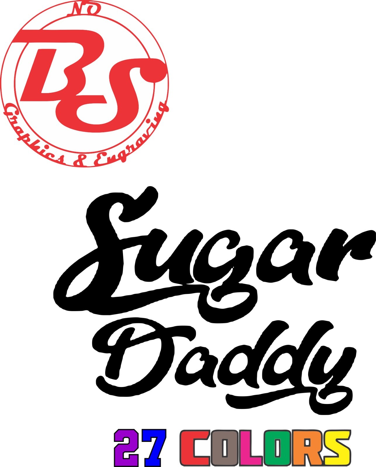 6" Sugar Daddy Decal Offensive Funny Rude Humor Adult Booty Joke JDM Meme noBS