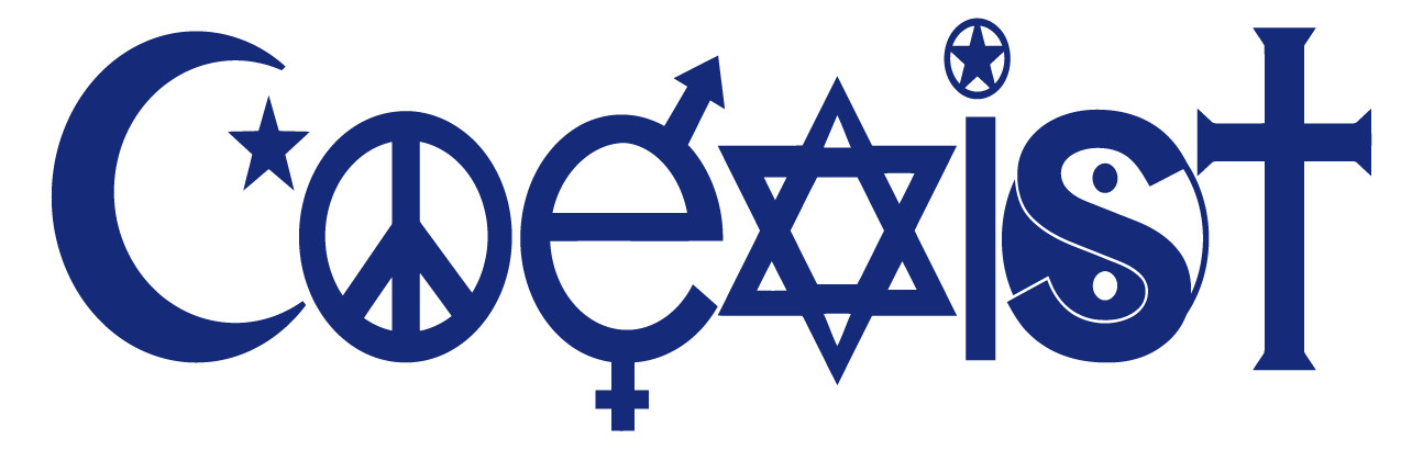COEXIST Decal Multiple Color Choice's USA Made & Quickly Shipped!