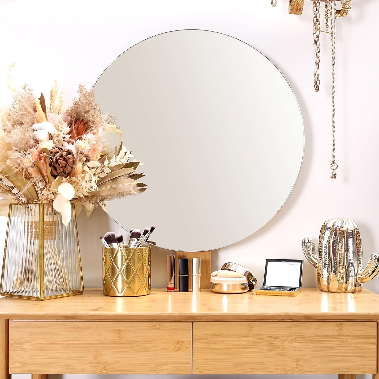 Self Adhesive Mirror Paper Stickers for Walls Flexible Mirror Roll Stickers S…