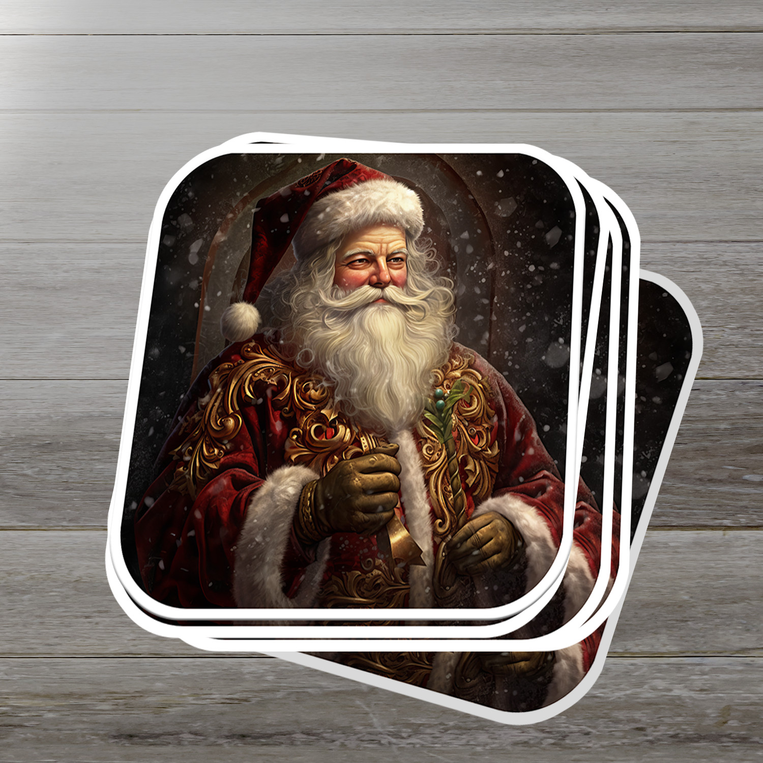 Santa Claus Vinyl Sticker – Bring the Magic of Christmas Anywhere