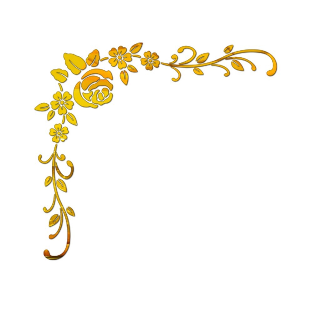 Wall Sticker Wall sticker Flower Art Decor Living Room Removable Acrylic