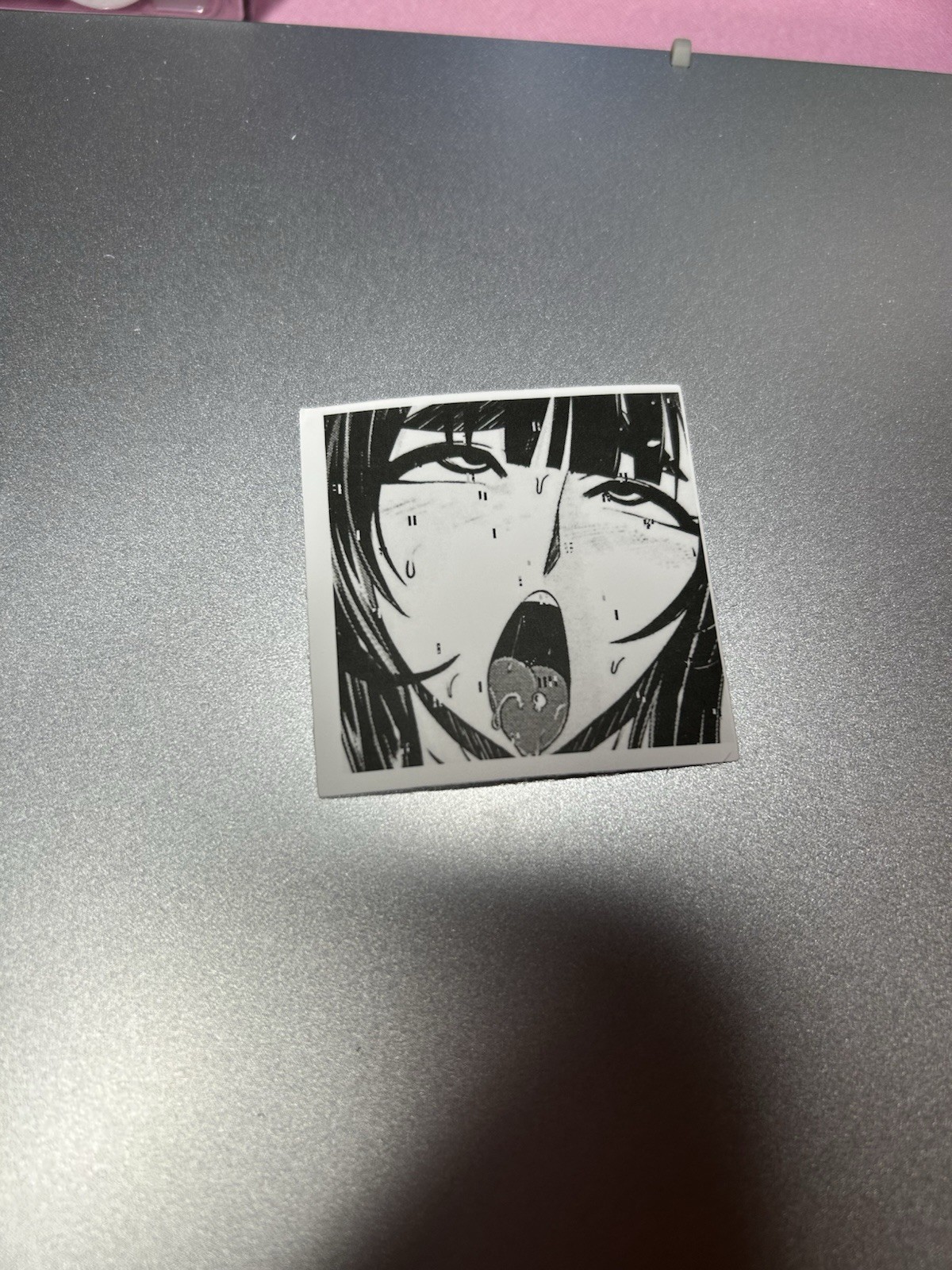 black and white waifu lewd sexy girls stickers #8
