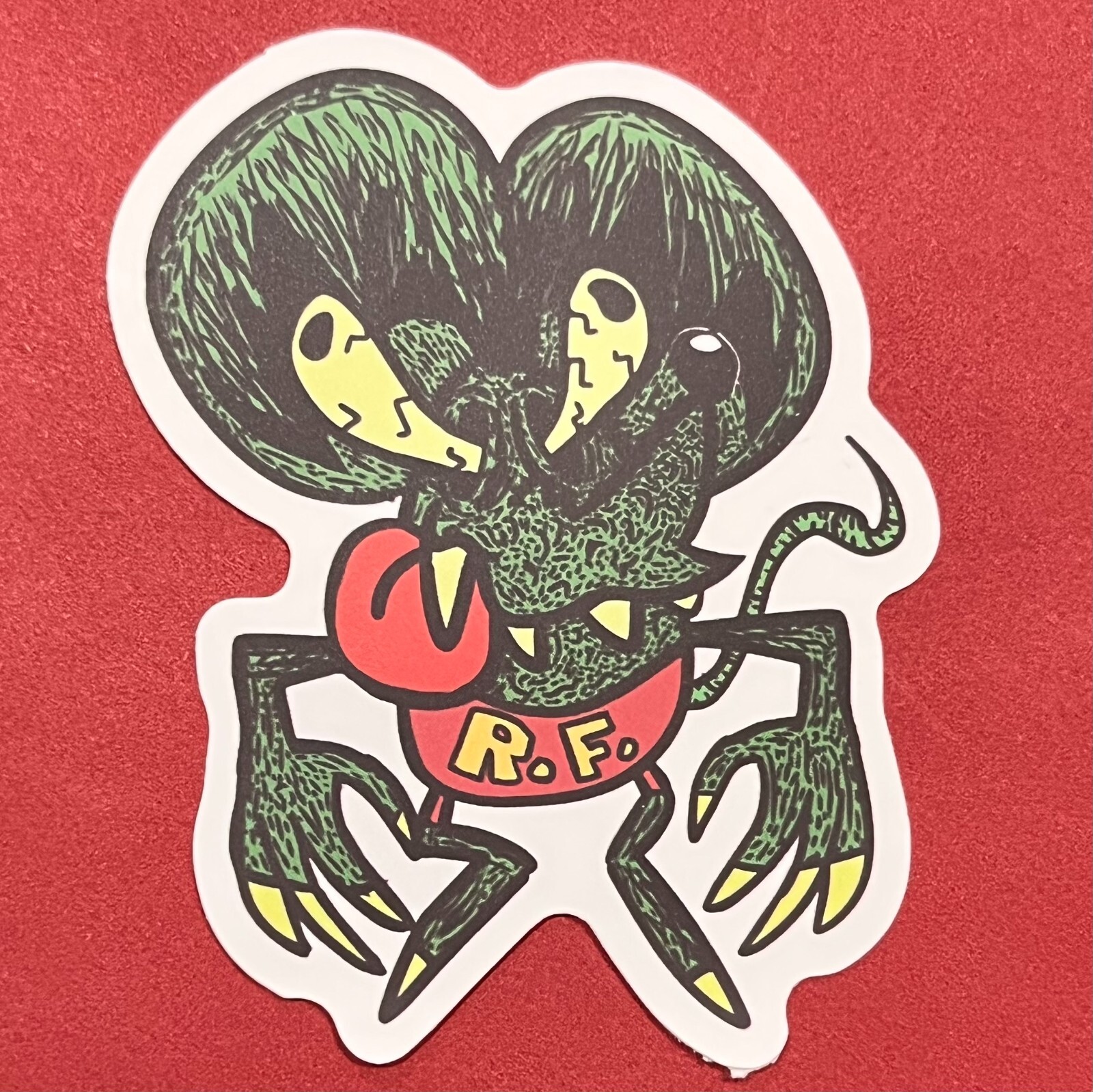 Rat Rod Rebel Vinyl Decal Sticker Bomb 2.5 in. Big Daddy Ed Roth Cartoon JDM