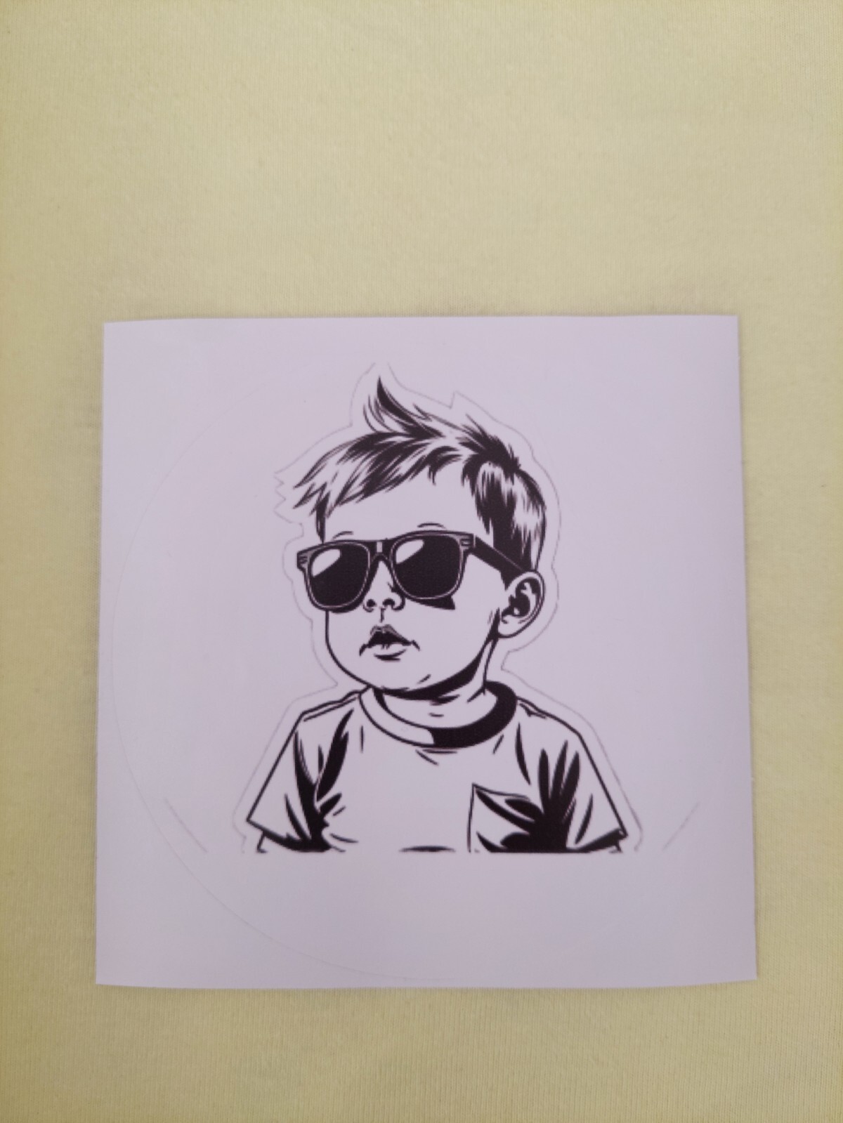 Baby on board sticker