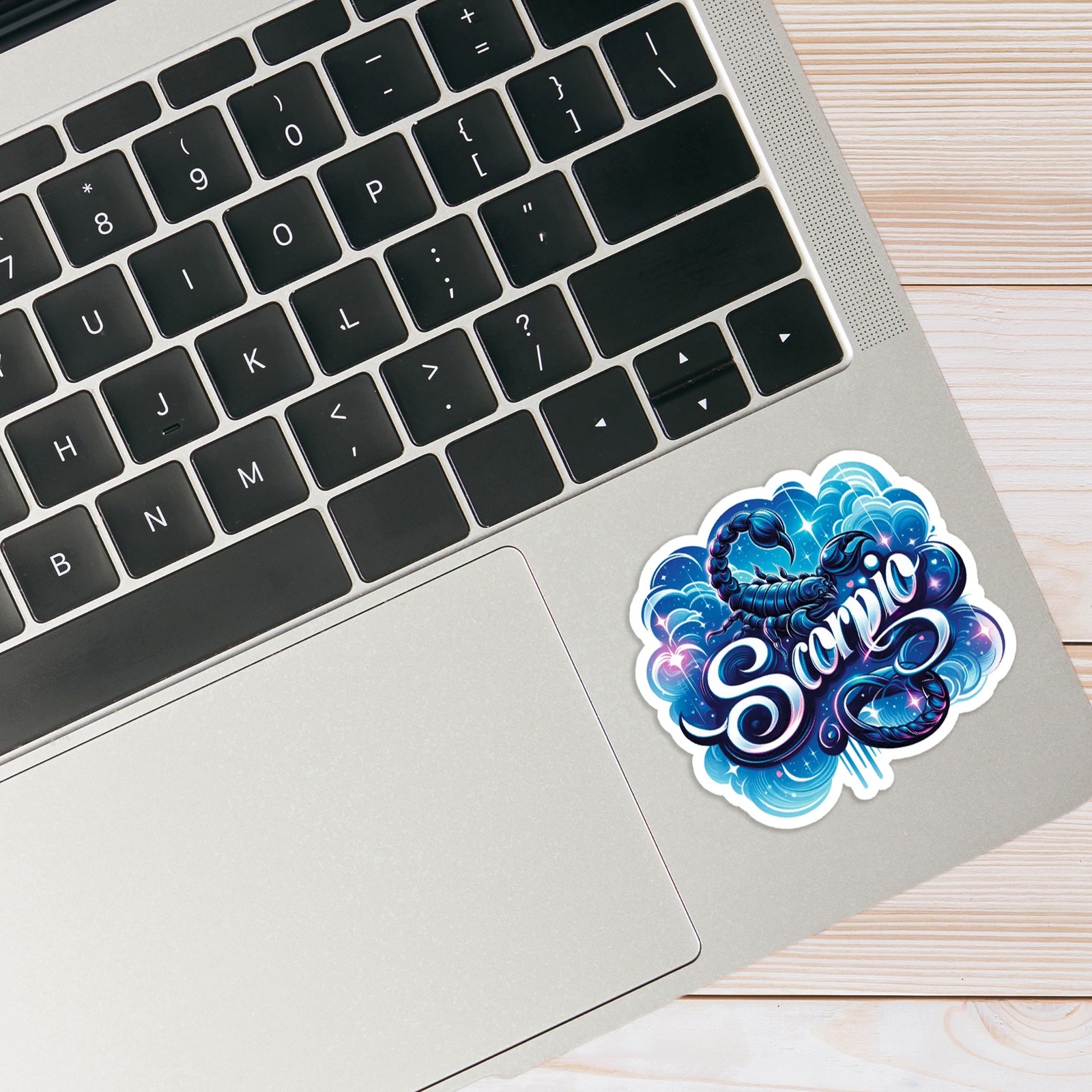 Scorpio Blue Zodiac – Vinyl Decal Sticker – Car Window Laptop – #12