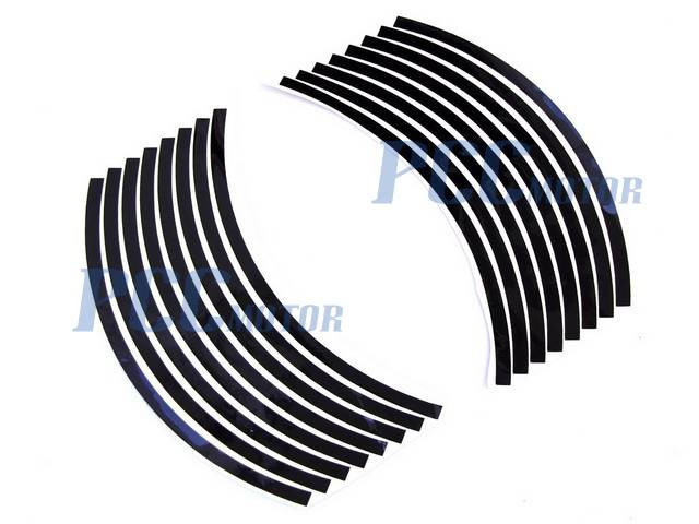 8.5" Car Bike Motorcycle Rim Stripe Wheel Tape Decal Sticker V DE57