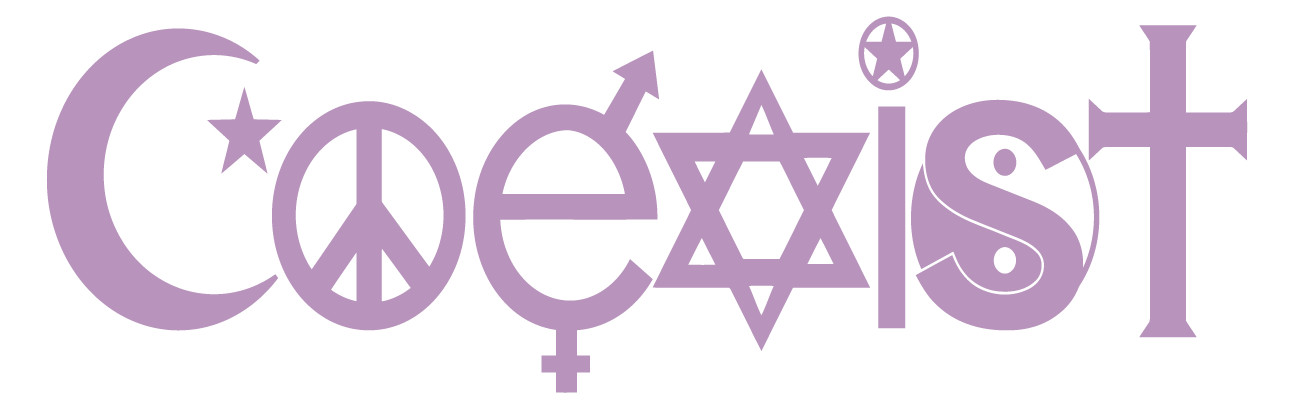 COEXIST Decal Multiple Color Choice's USA Made & Quickly Shipped!