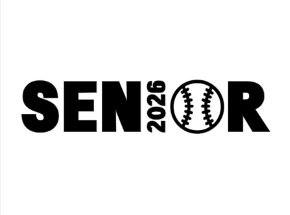 2026 Senior Sports Themed Heat Transfer Vinyl Iron On Image DIY Shirts Fabrics