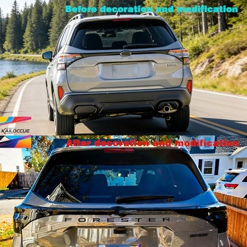 Rear Trunk Letter Emblem Decal Sticker for 2025-2026 Forester (Black) | BLACK