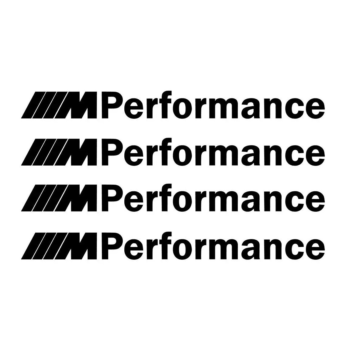 M Performance Decal BMW M Package m2 m3 m4 m5 m6 m7 m8 Vinyl Sticker Window SUV