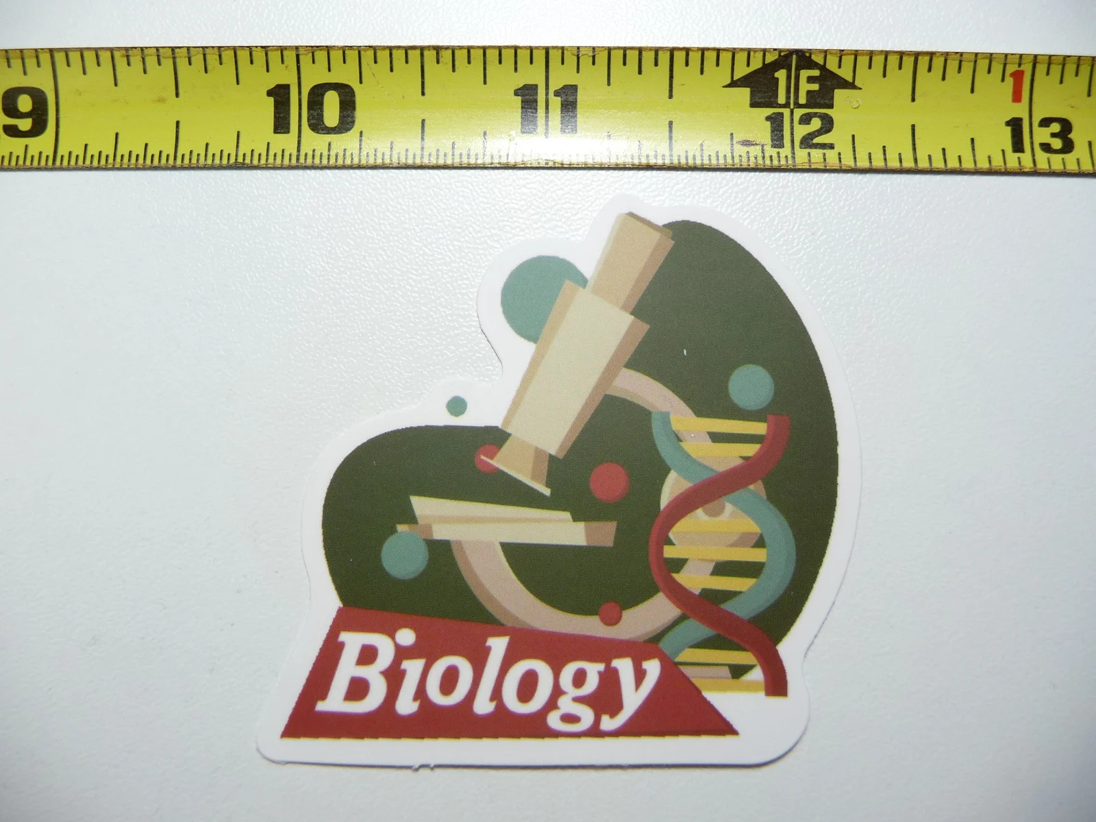 BIOLOGY MICROSCOPE DNA SMALL STICKER DECAL SCHOOL TEACHER PROFESSOR