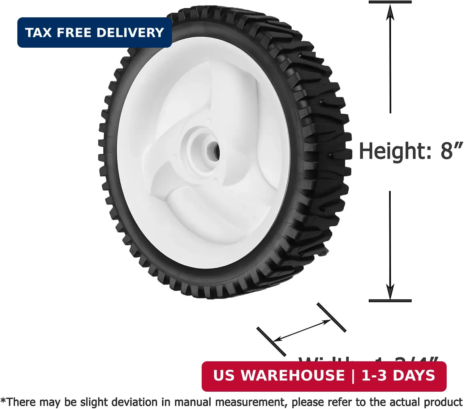 532403111 Front Drive Wheels Fit for Craftsman Lawn Mower – Front Drive Tires Wh
