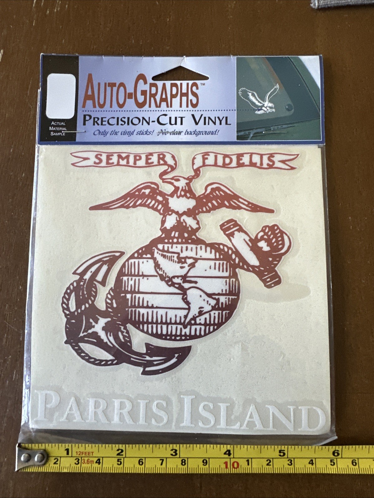 USMC Parris Island Precision Cut Vinyl Stickers