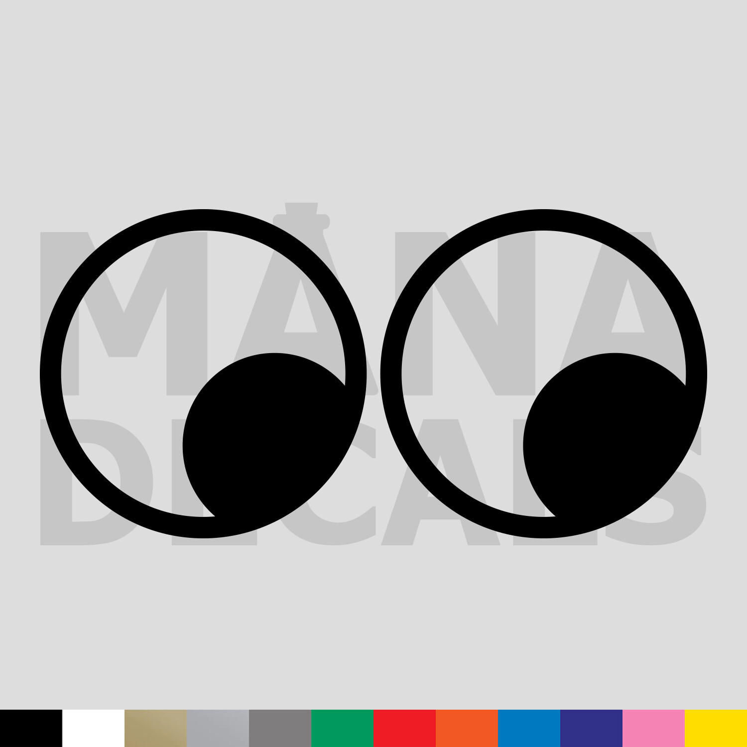 Googly Eyes Vinyl Die Cut Decal Sticker – Look See Vision Funny