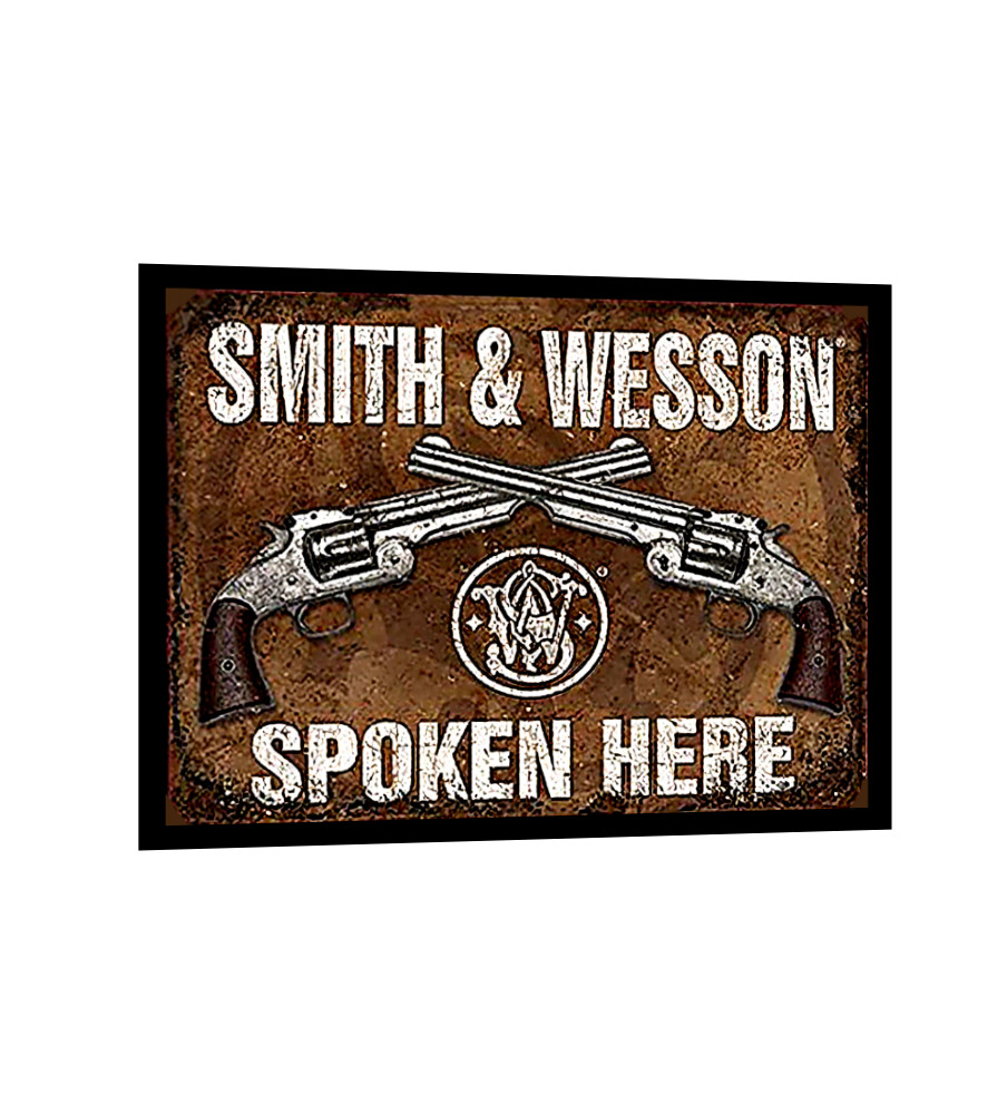 Smith & Wesson Guns Firearms Big Game Ammunition Sign Sticker 4 SIZES