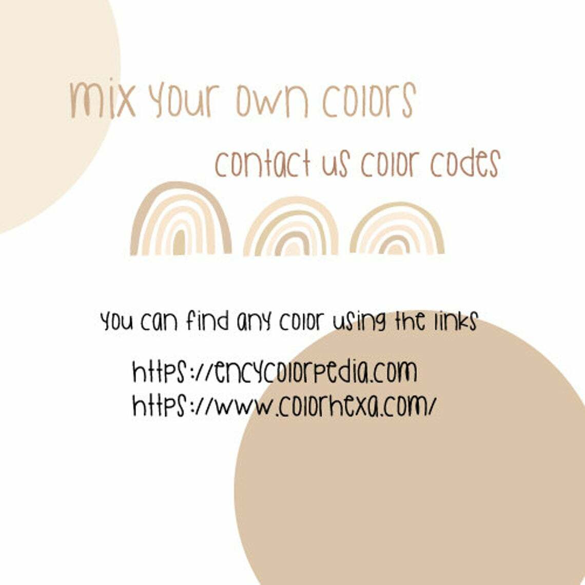 Muted Boho Rainbow – Hand Drawn Rainbow Wall Sticker