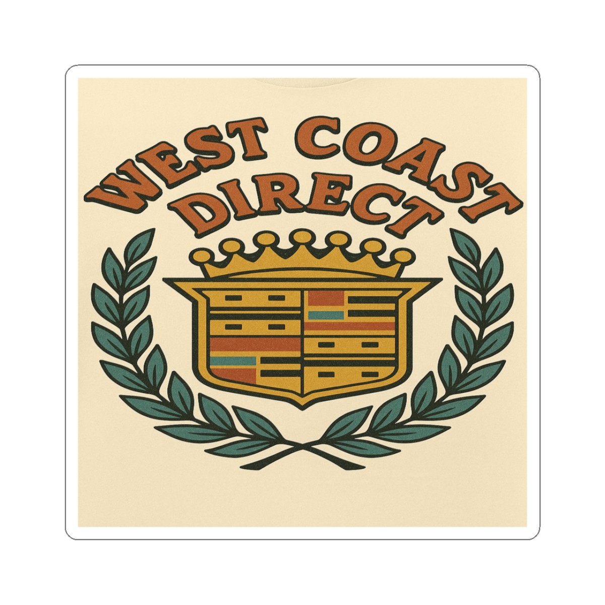 West Coast Direct Cadillac'n WCD Original Sticker