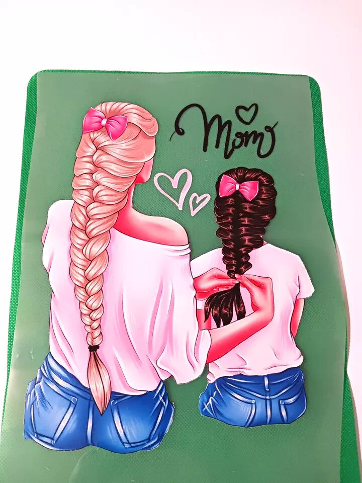 Supper Mom Sublimations Iron Stickers For T-shirt Hoodies Jackets (3 Pack)