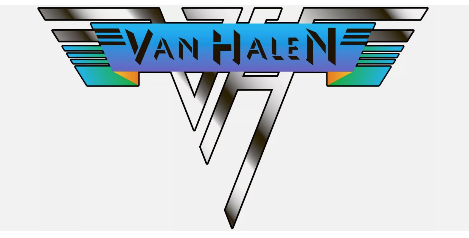 Van Halen Logo Vinyl Sticker Decal rock band Laptop Wall Mirror Tumbler Cell