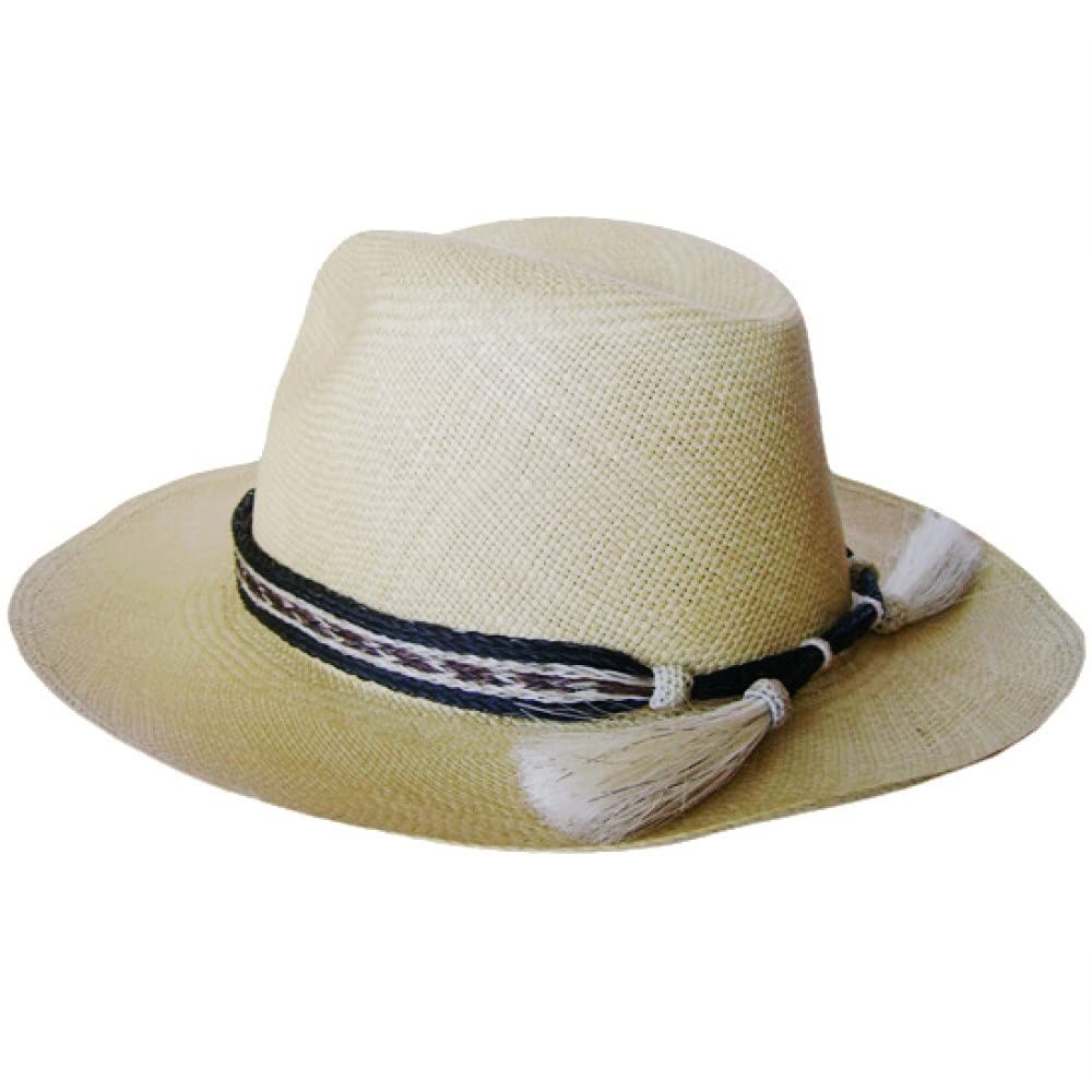 Natural Horsehair Hat Bands for Cowboy & Panama Hats – Unisex Western Accessorie