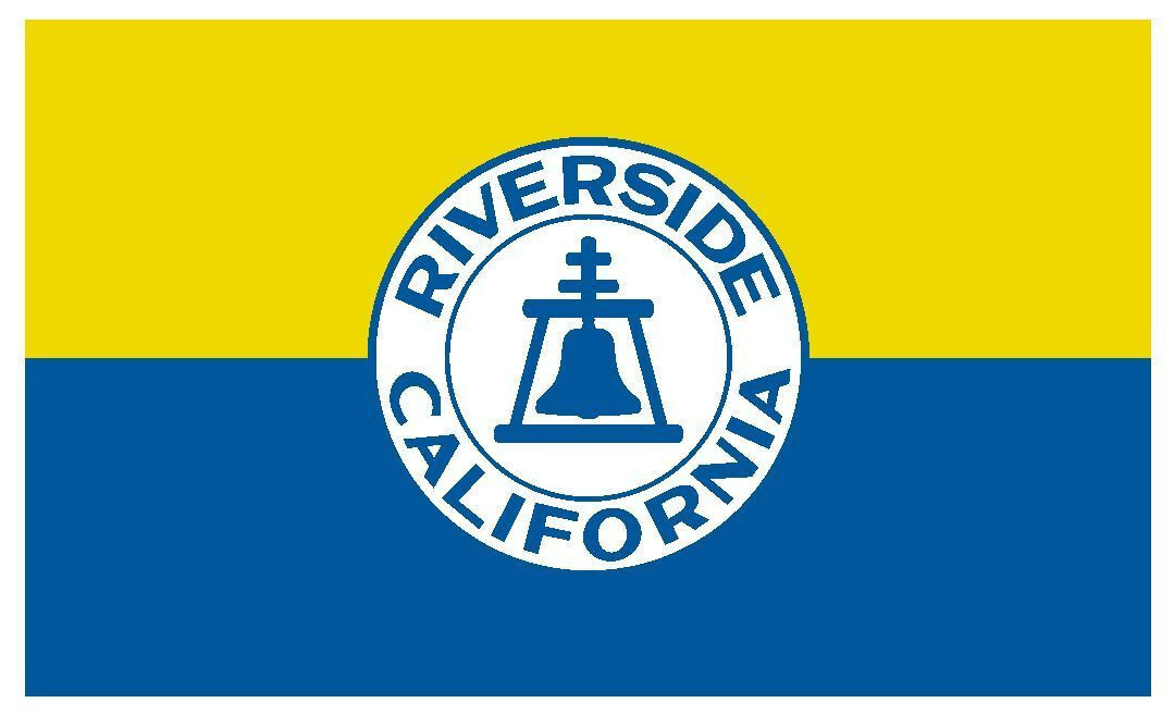 Riverside California City Flag Sticker Decal F420