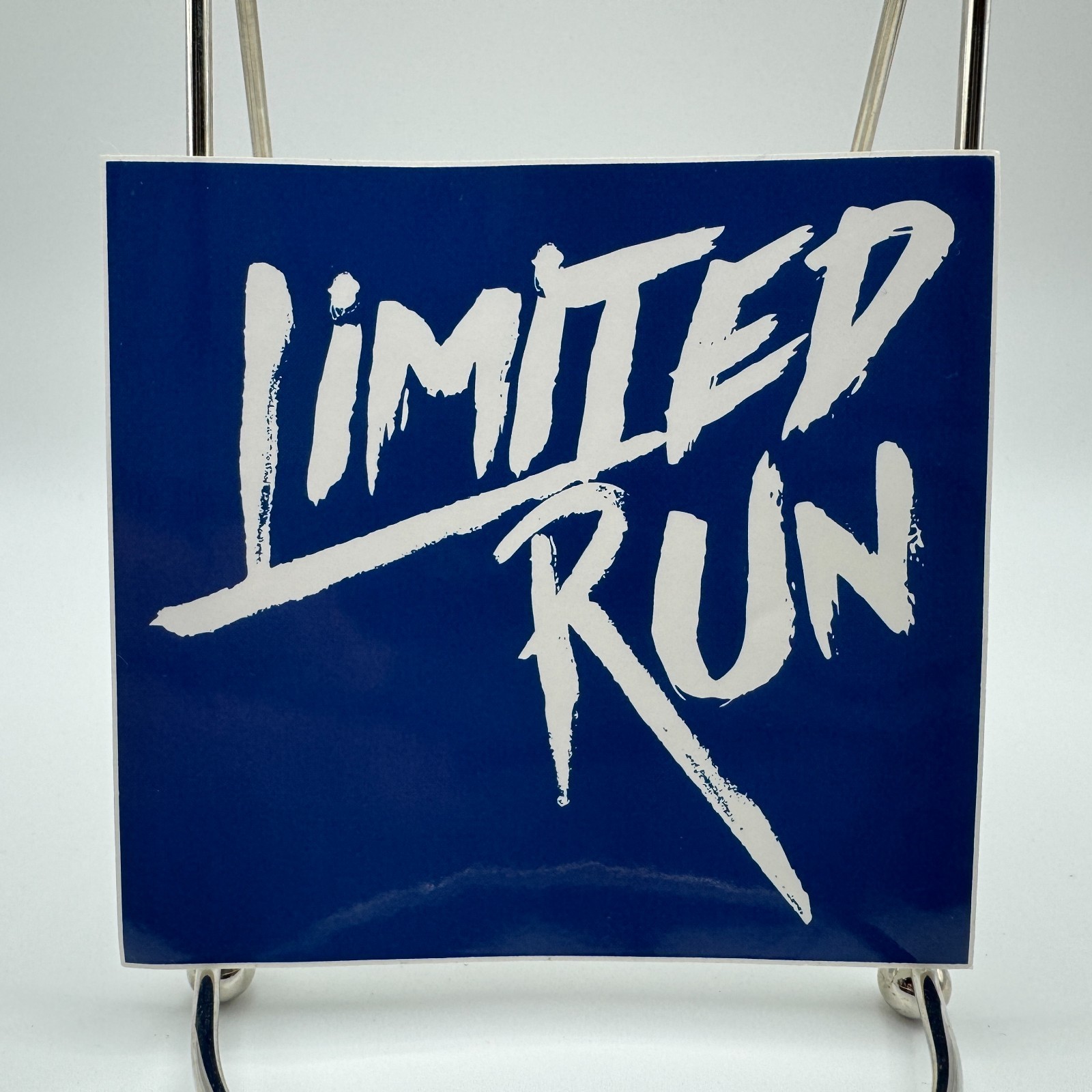 Limited Run Games Logo Decal Sticker Blue White Rare Video Game Promo NEW