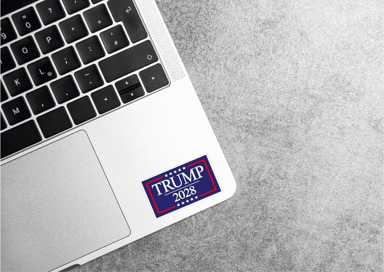 Trump 2028 Decal Sticker Political MAGA Jr Third Term President DJT Vote Fight