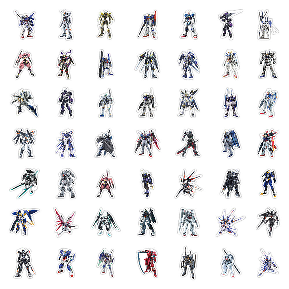 110Pcs Mecha warrior Sticker for Adults Teens Girls Scrapbooking Water Bottles