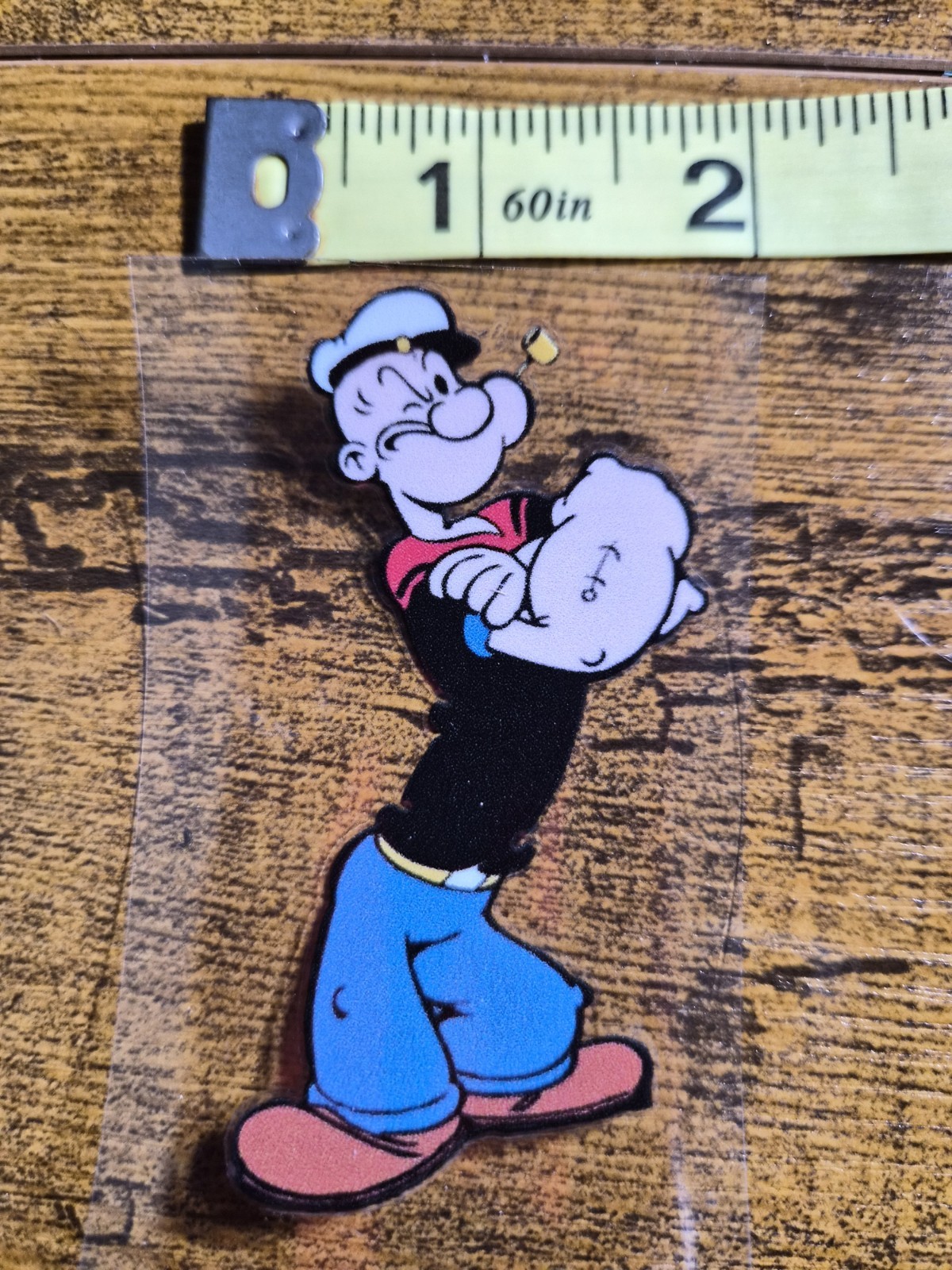 POPEYE Kids Cartoon RETRO UV DTF Decal Sticker Waterproof USA NOT VINYL